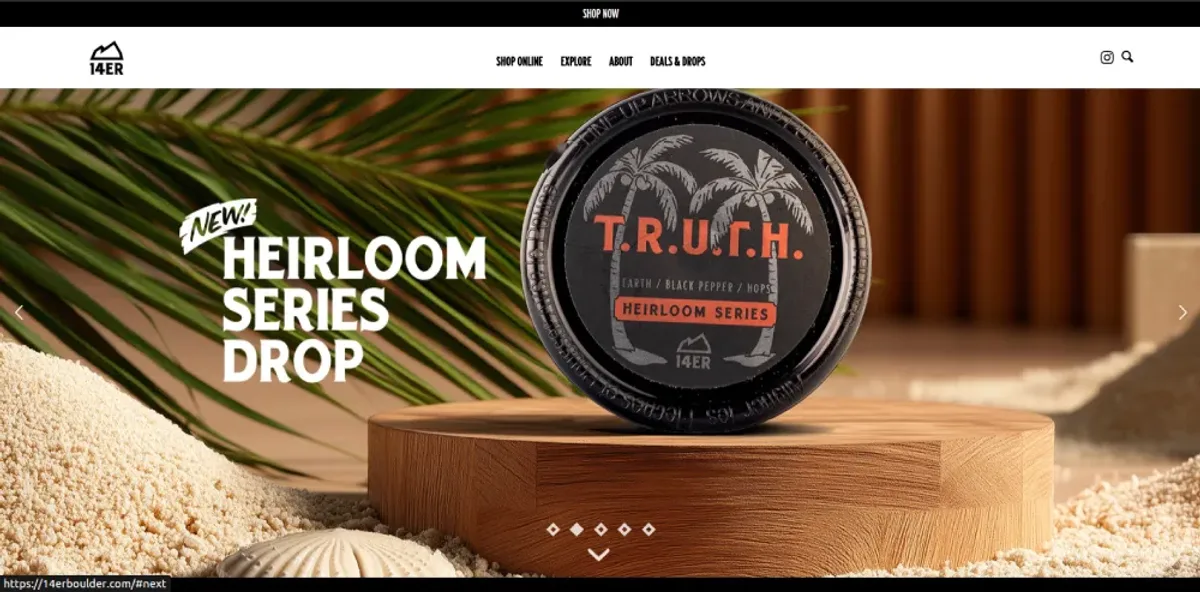 14erBoulder website preview
