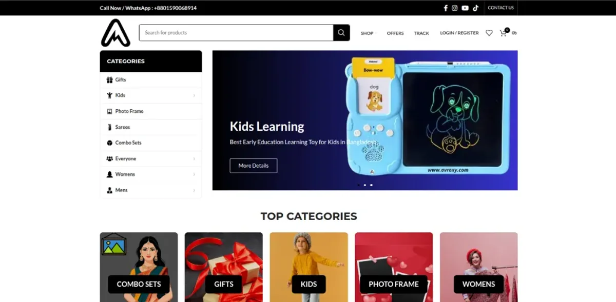 Avroxy website preview