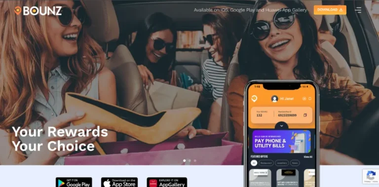 BOUNZ Rewards Website Development
