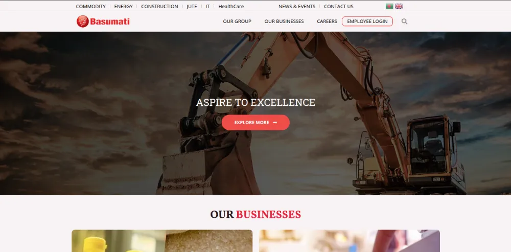 Basumati Website Development