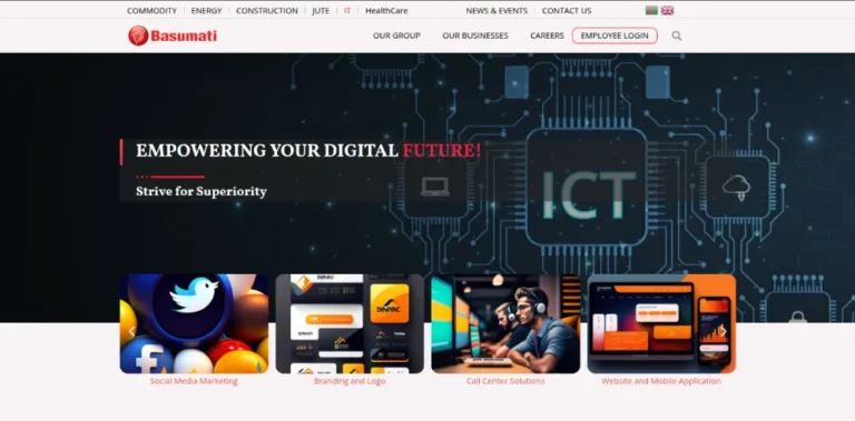 Basumati Company Website Development