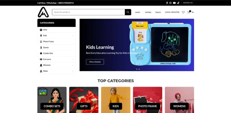 Avroxy Custom E-Commerce Website Development