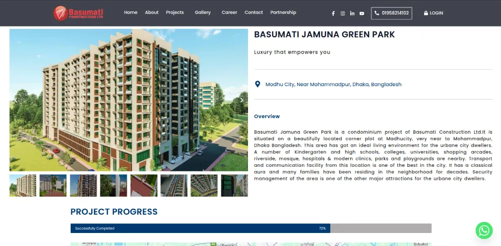 Basumati Website Development