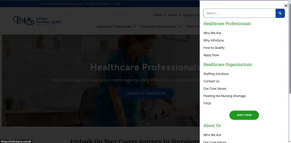InfinityNA Website Development