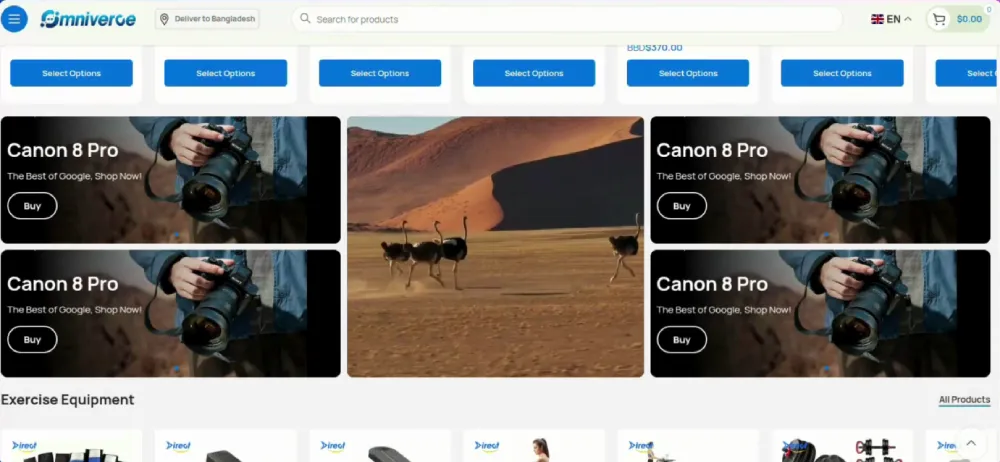 Omniverce Website Development