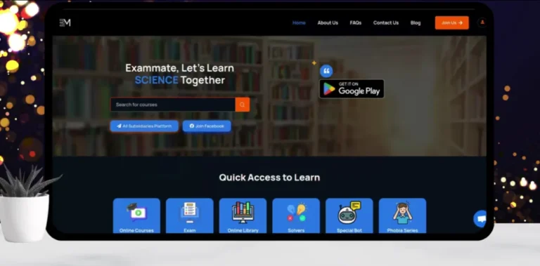 Exam Mate BD LMS Website Development