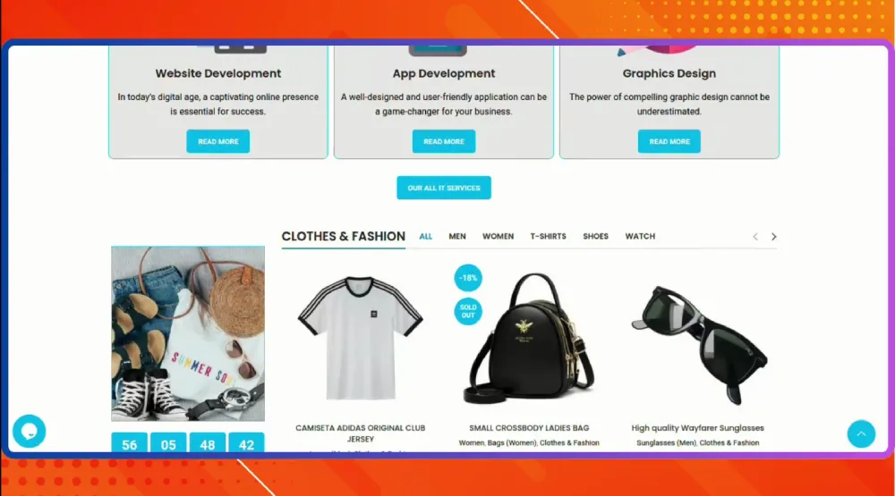 DimeLand e-commerce website development